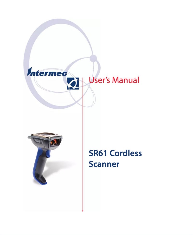 Page 1 de la notice Manuel utilisateur Intermec SR61