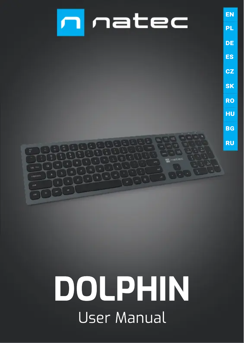 Image de la première page du manuel de l'appareil Dolphin