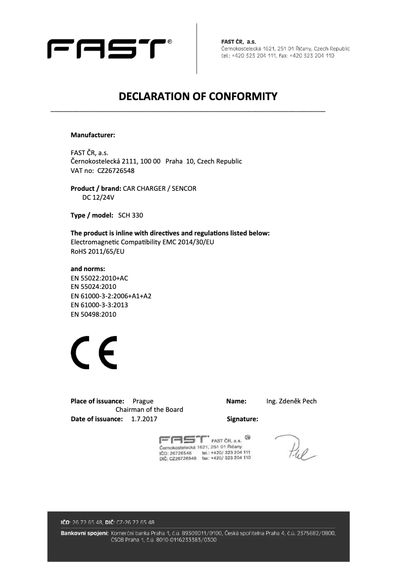 Page 1 de la notice Manuel utilisateur Sencor SCH 330