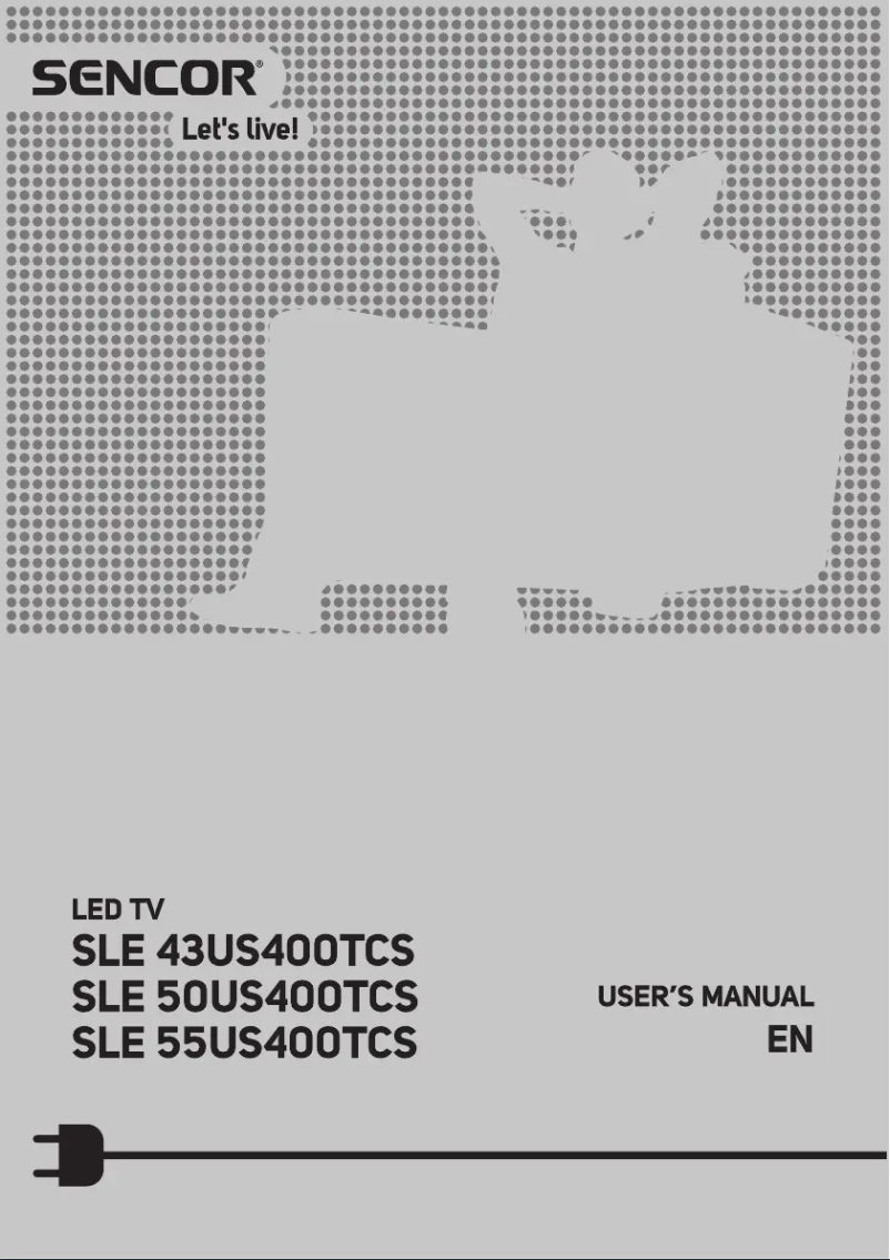 Page 1 de la notice Mode d'emploi Sencor SLE 43US400TCS