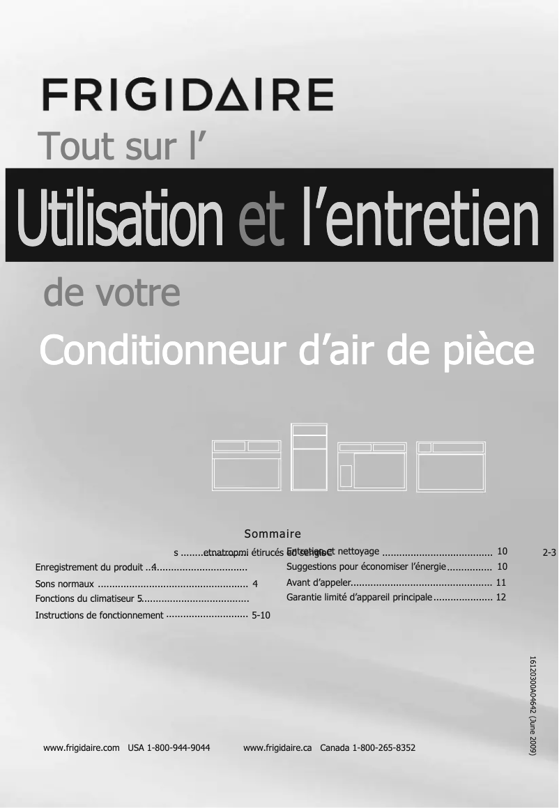 Image de la première page du manuel de l'appareil FFTA1033S2
