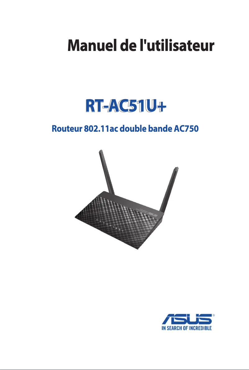 Page n°1 - Manuel utilisateur Asus RT-AC51U+