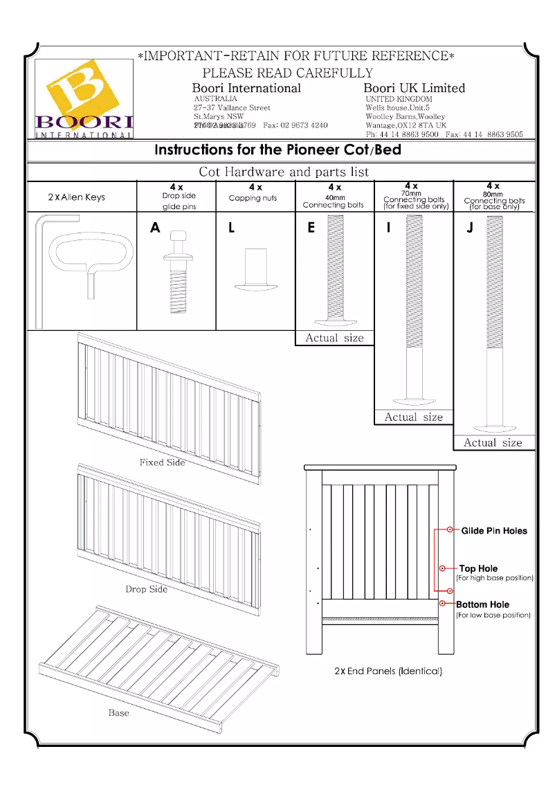 Página 1 del manual Manual de usuario Boori Pioneer