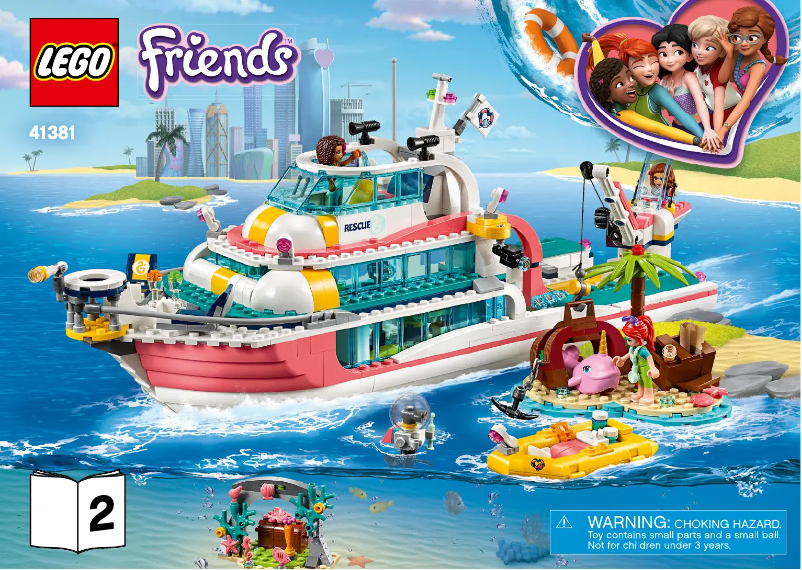 Page n°1 - Manuel utilisateur Lego Friends 41381