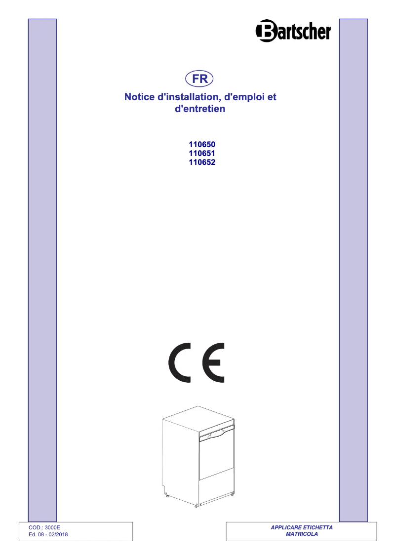 Image de la première page du manuel de l'appareil US C500 LP