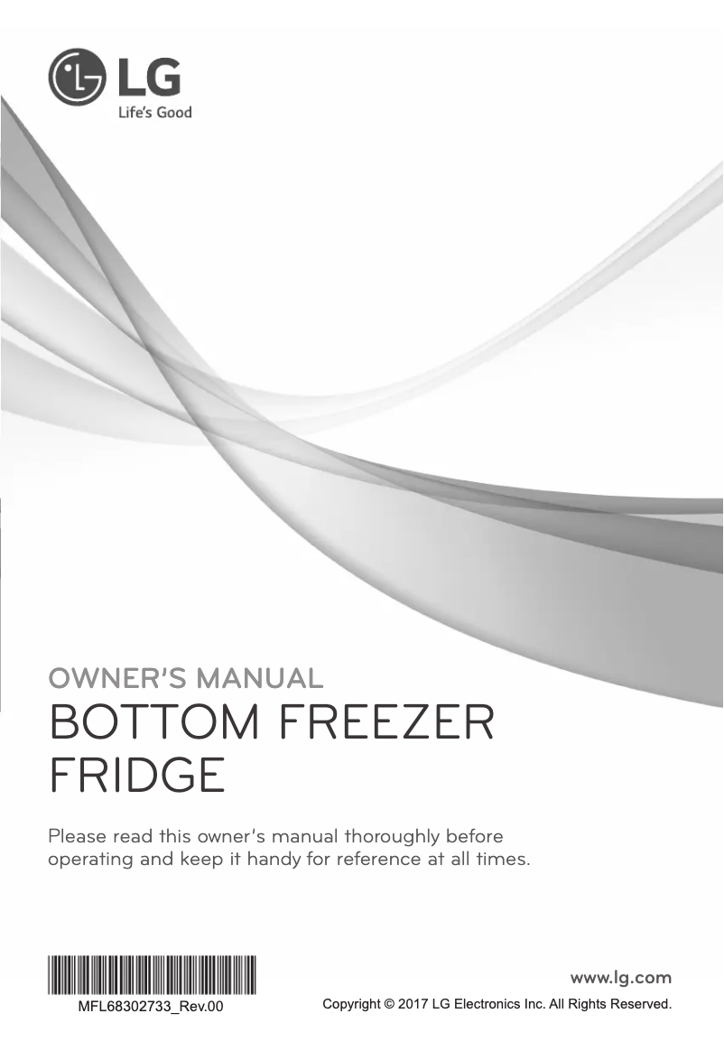 Page 1 de la notice Manuel utilisateur LG GRD-324PB