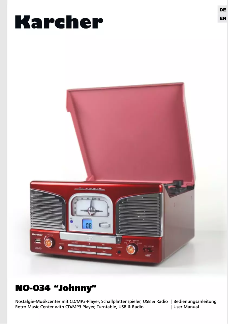 Image de la première page du manuel de l'appareil NO-034 Johnny