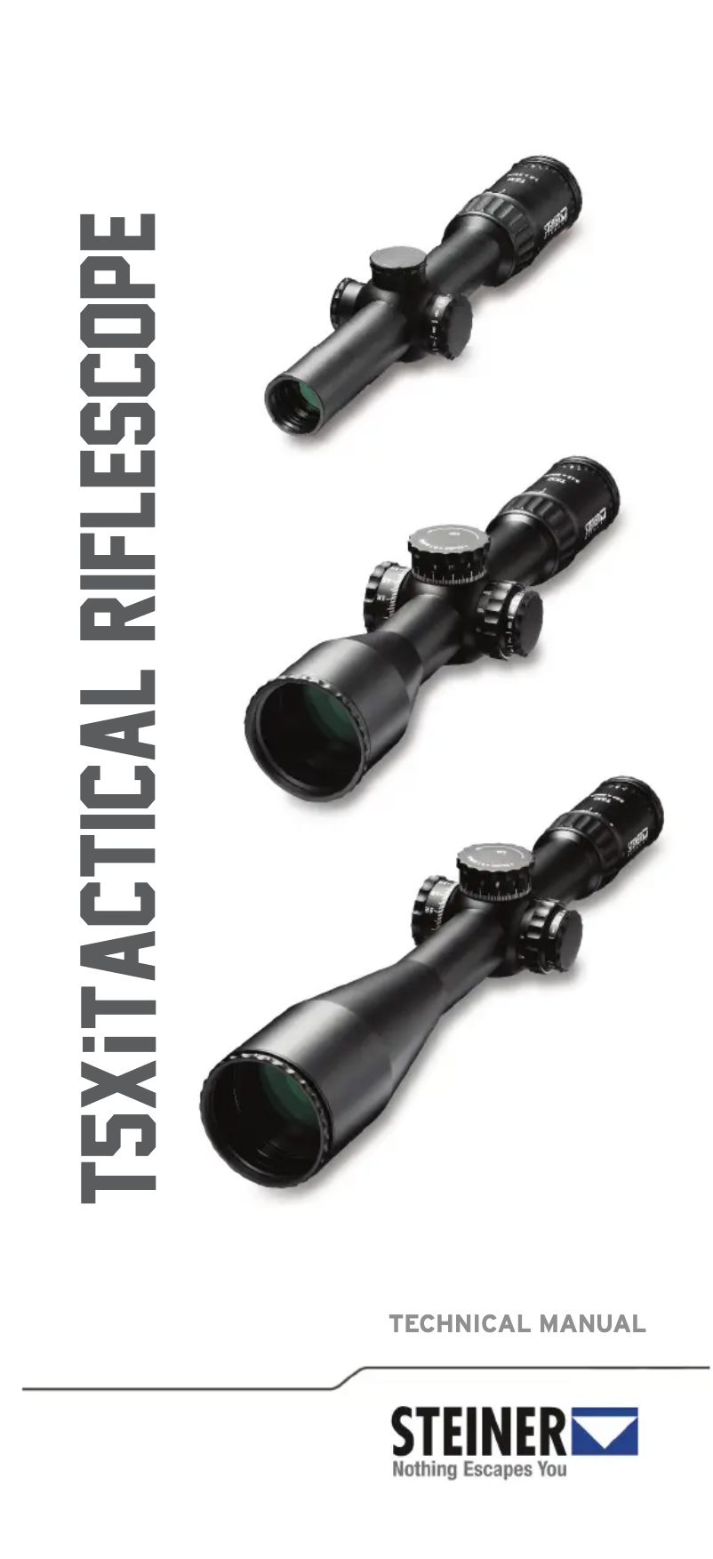 Page 1 de la notice Manuel utilisateur Steiner T5Xi 3-15x50