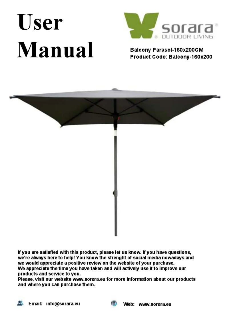Image de la première page du manuel de l'appareil Valencia