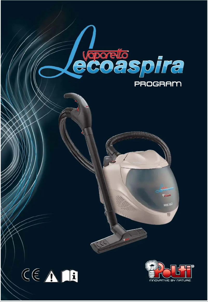 Image de la première page du manuel de l'appareil Vaporetto Lecoaspira Program