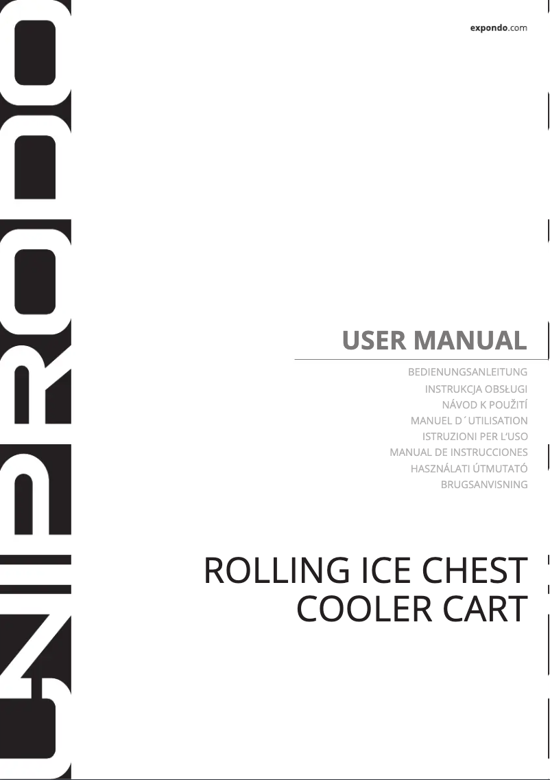 Page 1 of the manual User Manual Uniprodo UNI_CC_03