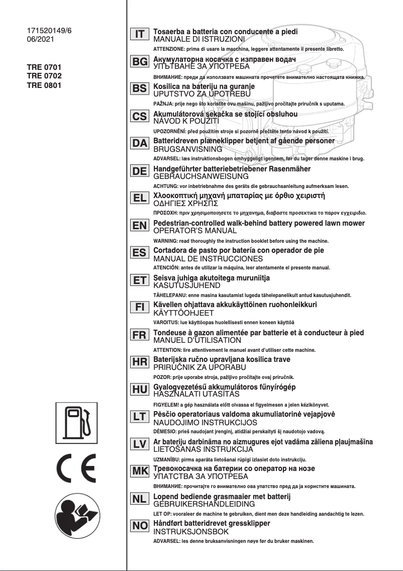 Image de la première page du manuel de l'appareil Combi 2072 H