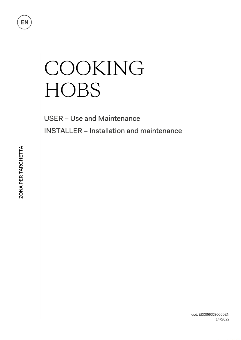 Page n°1 - Manuel utilisateur Ilve HCP906DSS