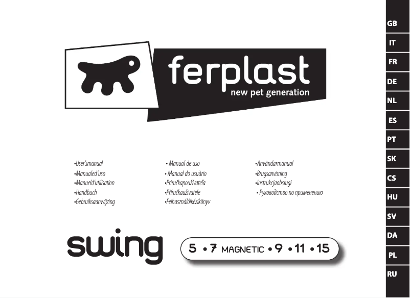 Página 1 del manual Manual de usuario Ferplast Swing 11