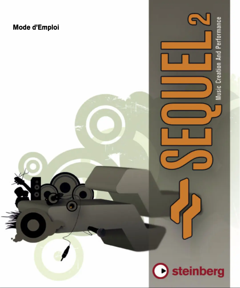 Page 1 de la notice Manuel utilisateur Steinberg Sequel 2
