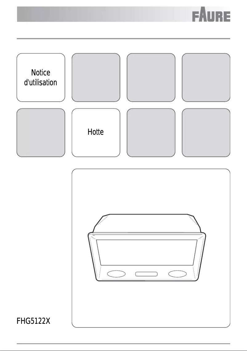 Image de la première page du manuel de l'appareil FHG5122X