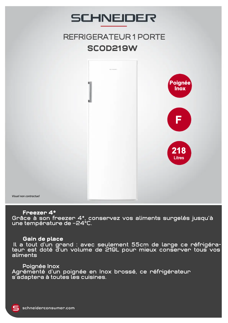 Imagen de la primera página del manual del dispositivo SCOD219W