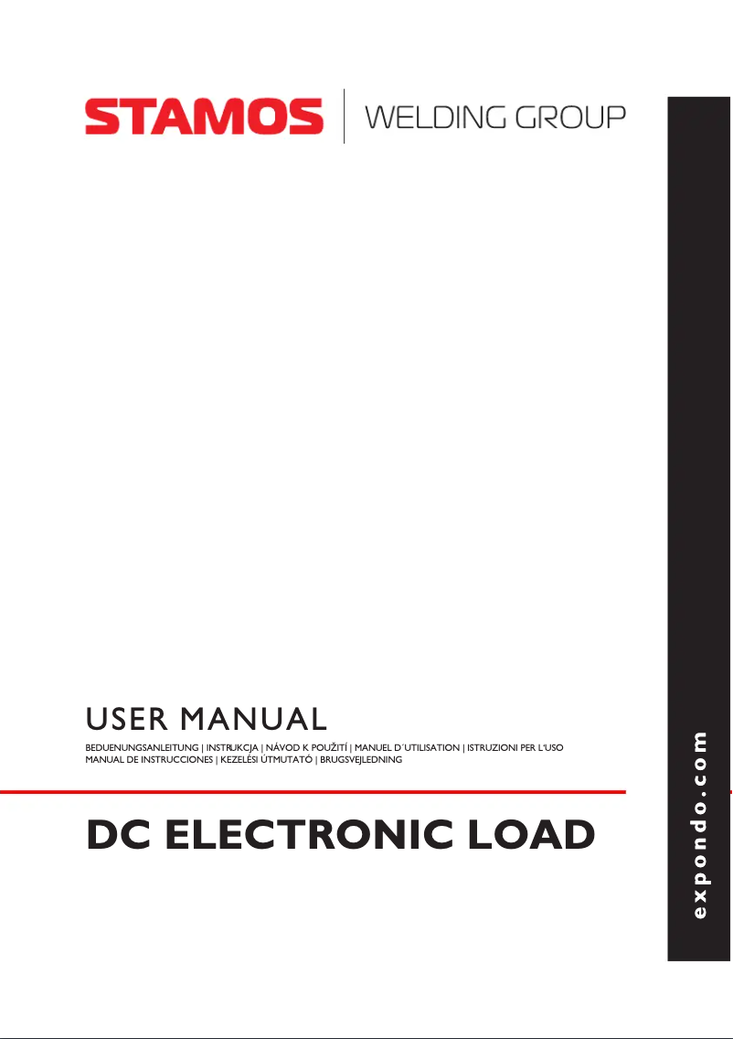 Page 1 de la notice Manuel utilisateur Stamos S-LS-118