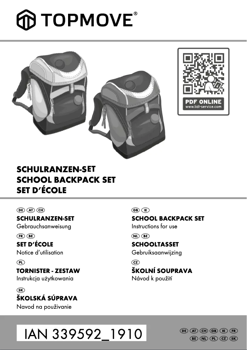 Image de la première page du manuel de l'appareil IAN 339592