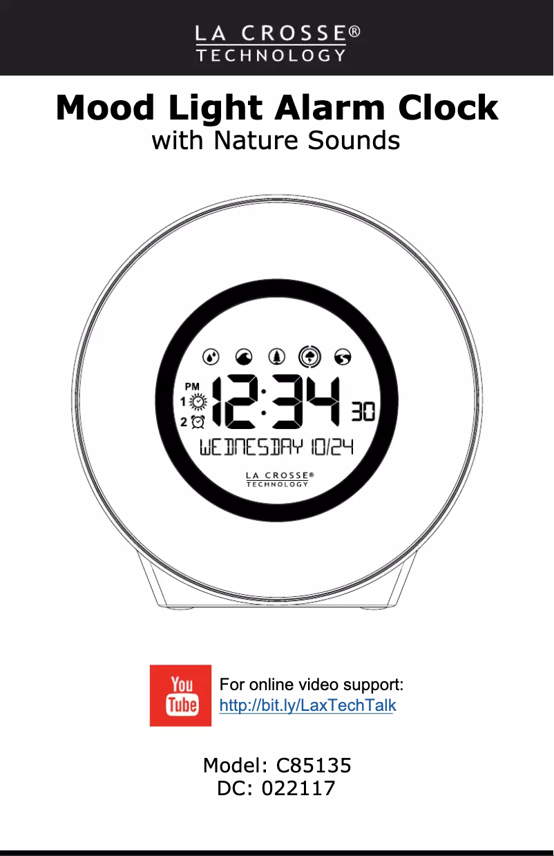 Image de la première page du manuel de l'appareil C85135