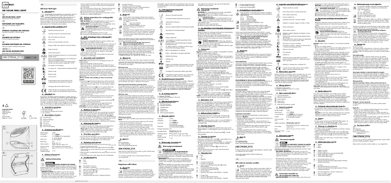 Página 1 del manual Manual de usuario Livarno Lux 718-W