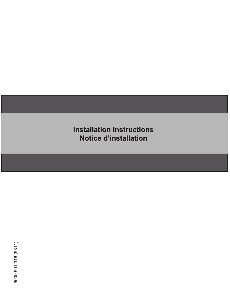 Page 1 of the manual Installation Guide Bosch SGE68U55U