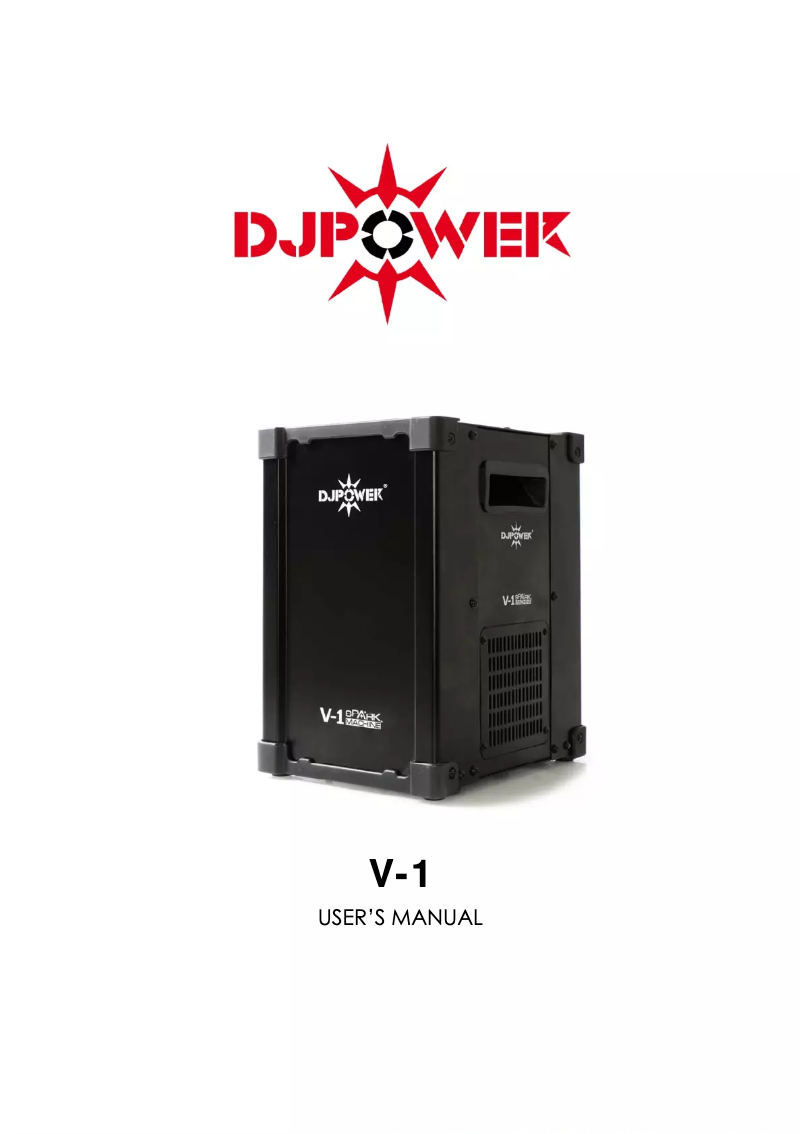 Página 1 del manual Manual de usuario DJ Power V-1
