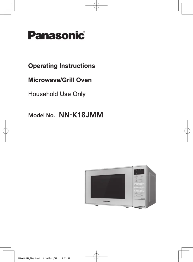 Página 1 del manual Manual de usuario Panasonic NN-K18JMM