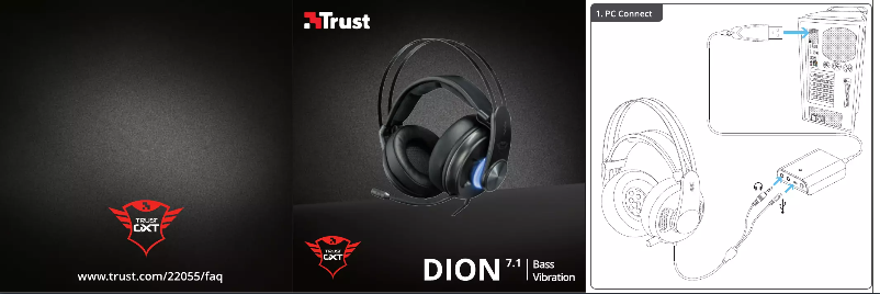 Page n°1 - Manuel utilisateur Trust Dion GXT 383