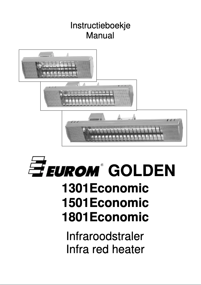Image de la première page du manuel de l'appareil Golden 1301