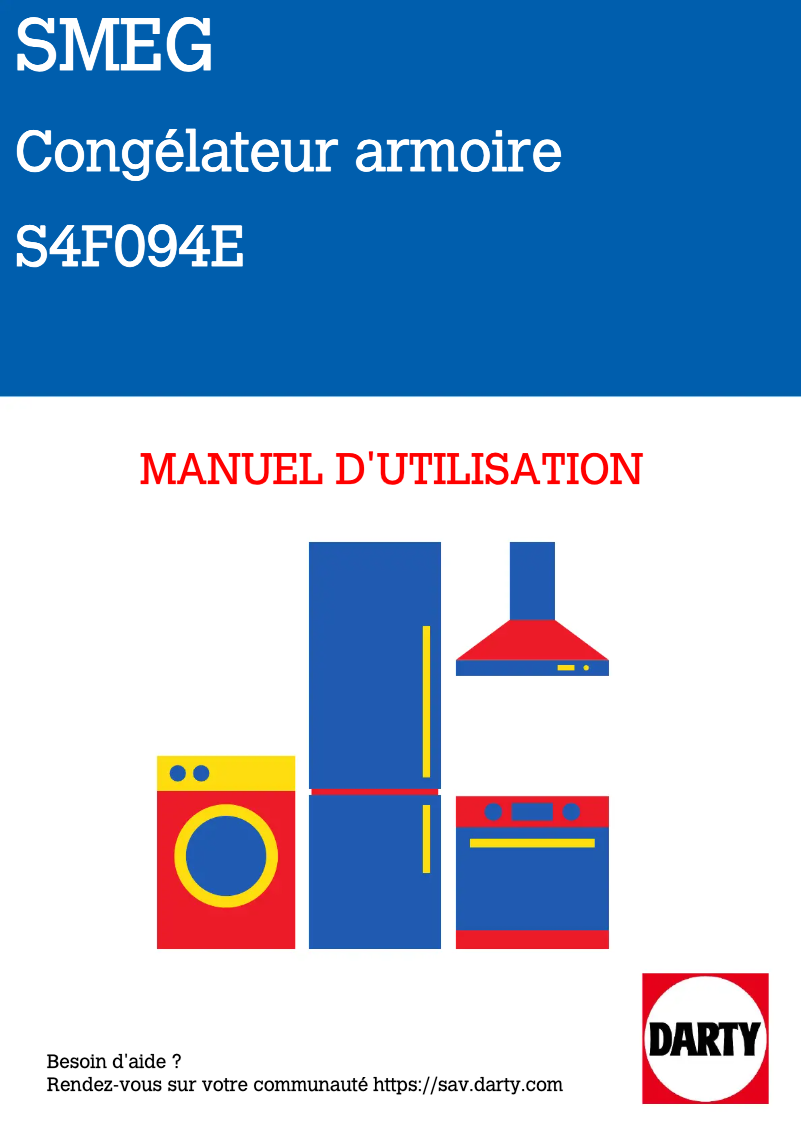 Page n°1 - Manuel utilisateur Smeg S4F094E