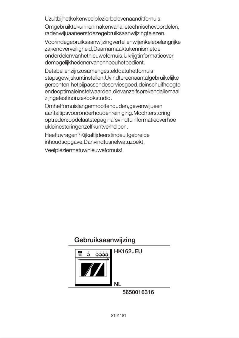 Page n°1 - Manuel utilisateur Siemens HK16255