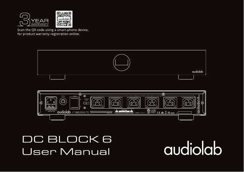 Image de la première page du manuel de l'appareil DC Block 6