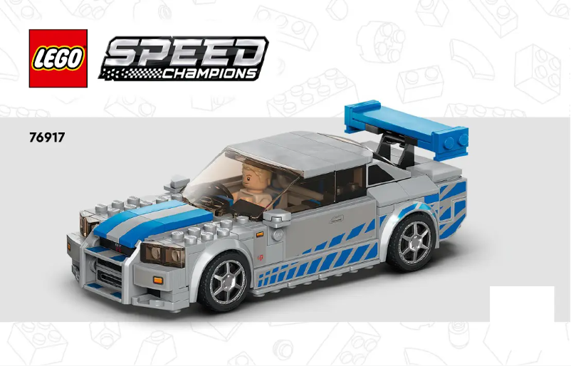 Page 1 de la notice Consignes visuelles Lego Speed Champions 76917