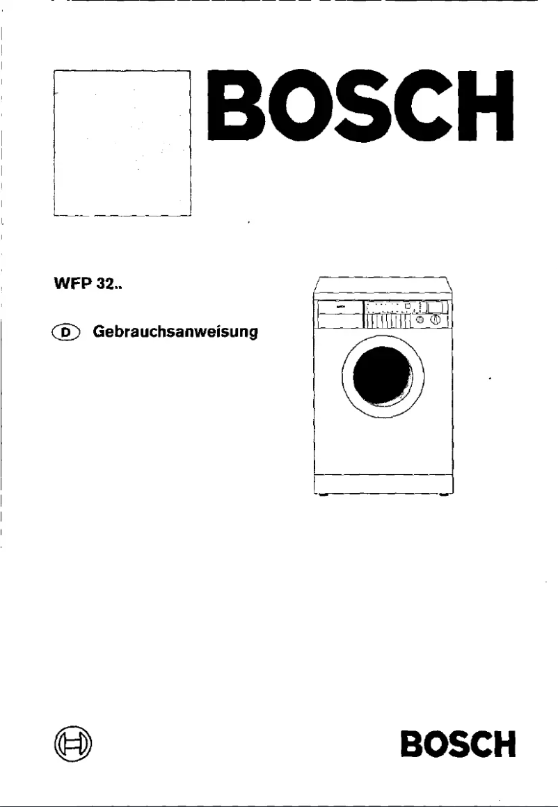 Image de la première page du manuel de l'appareil WFP3290