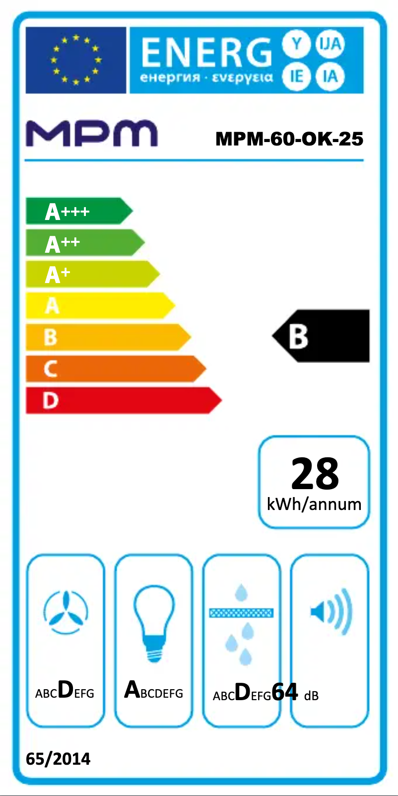 Image de la première page du manuel de l'appareil MPM-60-OK-25