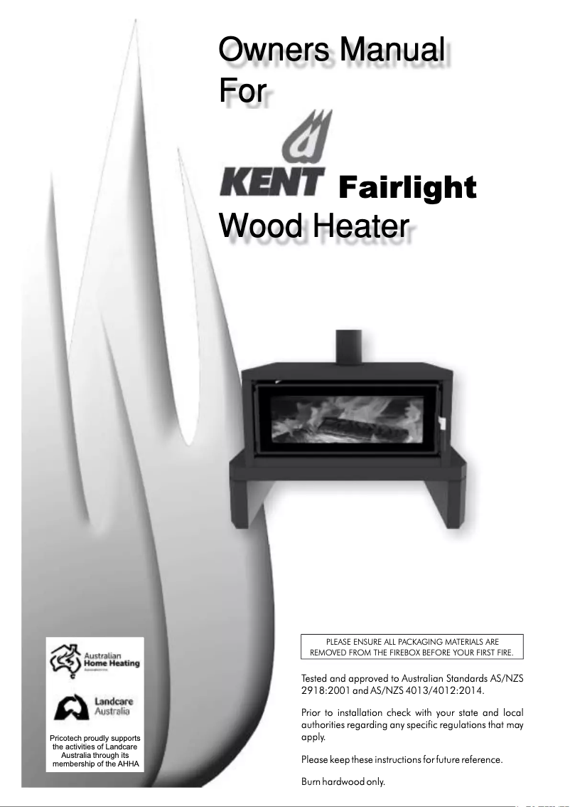 Page 1 de la notice Manuel utilisateur Kent Fairlight