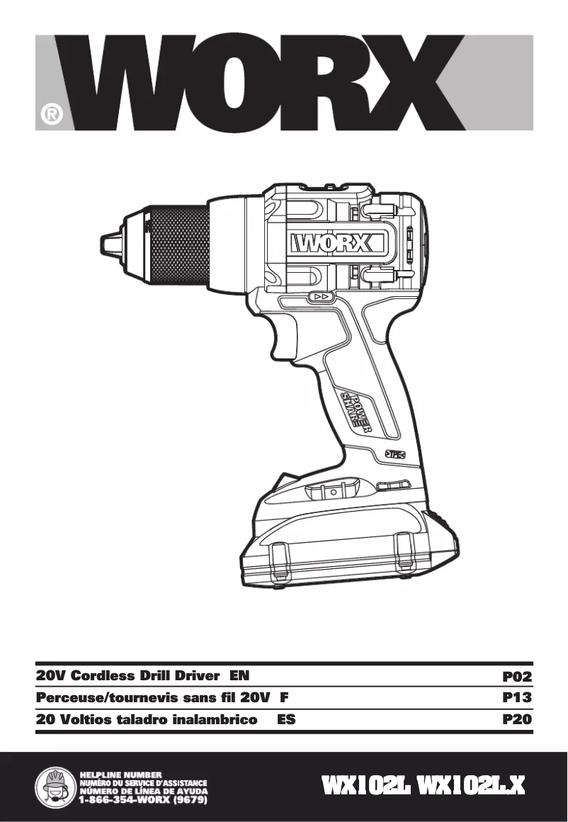 Image de la première page du manuel de l'appareil WX102L