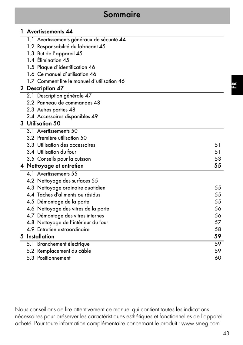 Image de la première page du manuel de l'appareil SF6903N
