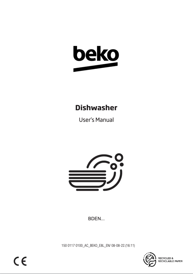 Page n°1 - Manuel utilisateur Beko BDEN38533GC