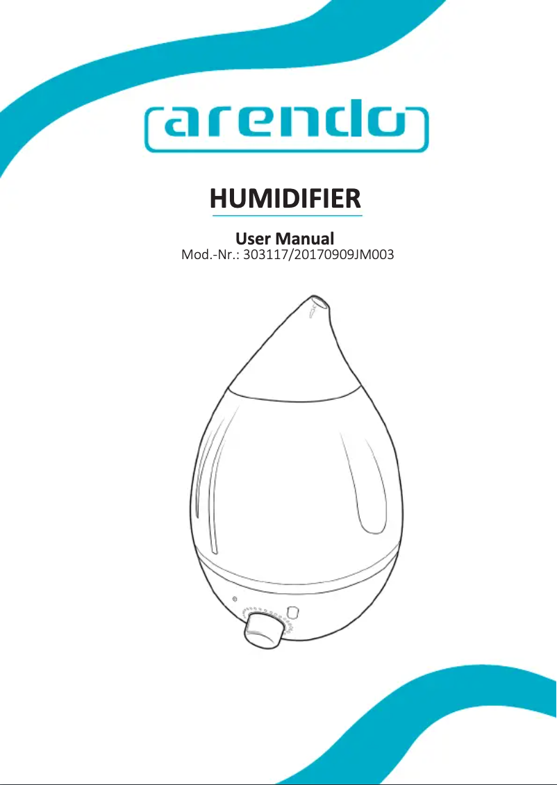Page n°1 - Manuel utilisateur Arendo 303117