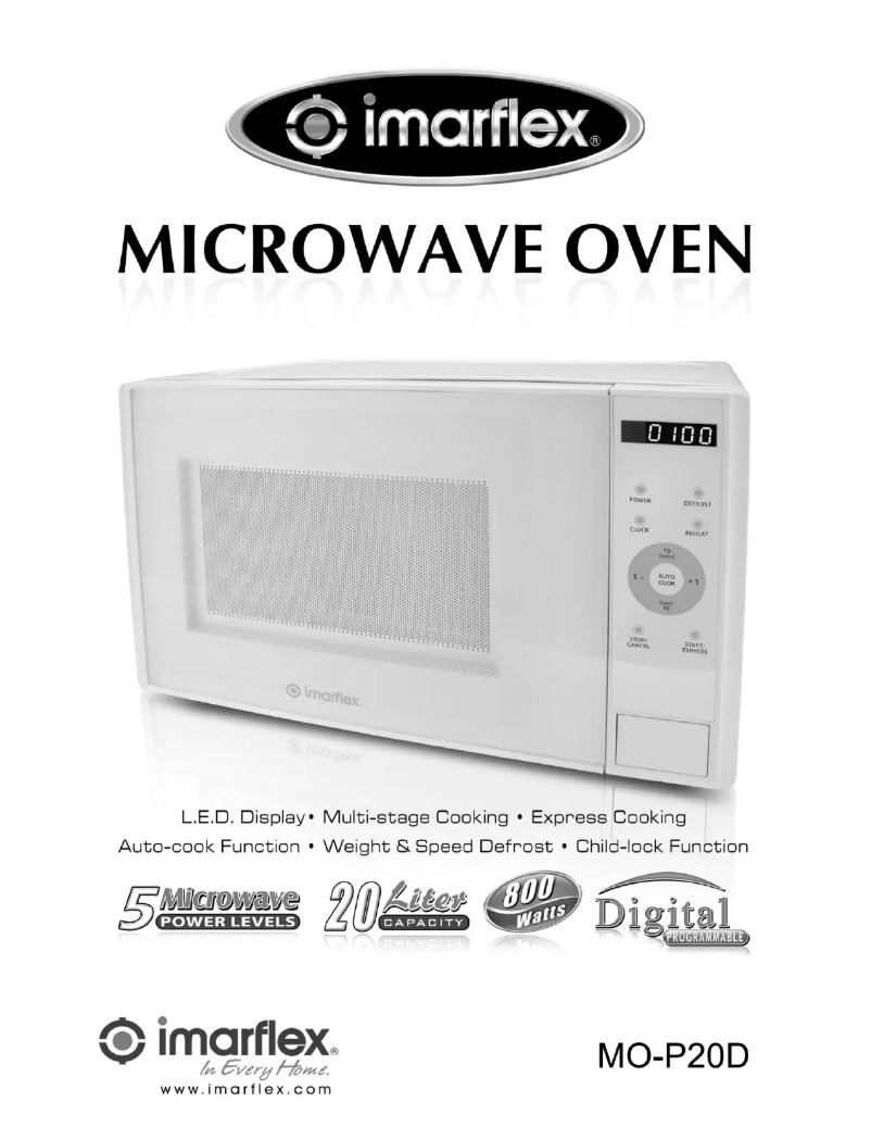 Page 1 de la notice Manuel utilisateur Imarflex MO-P20D
