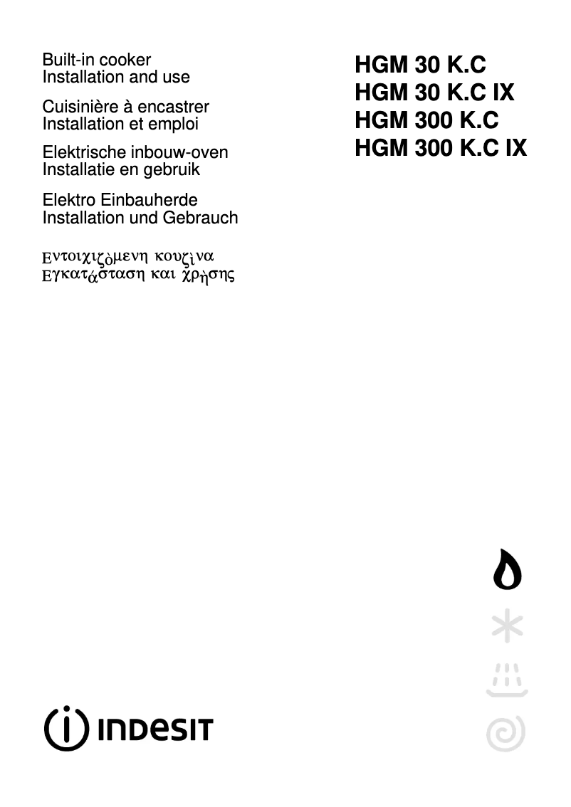 Image de la première page du manuel de l'appareil HGM 30