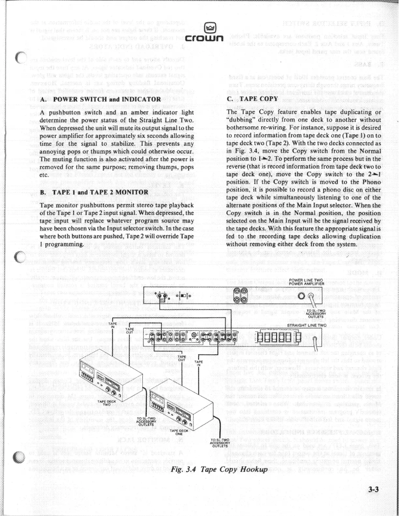 Page n°1 - Manuel utilisateur Crown SL-2