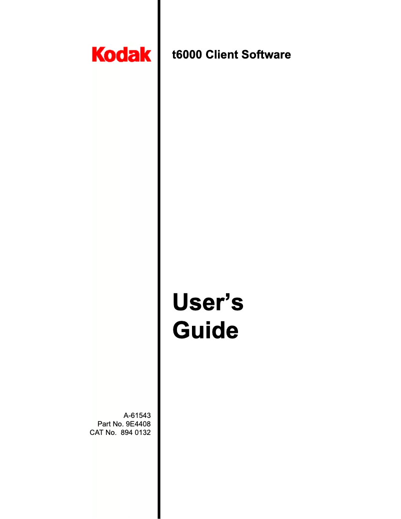 Image de la première page du manuel de l'appareil i6060