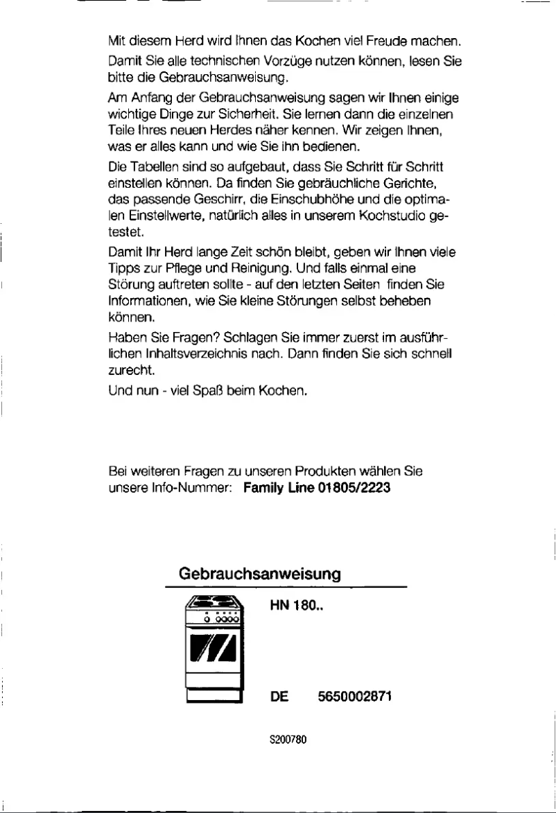 Page 1 de la notice Manuel utilisateur Siemens HN18023