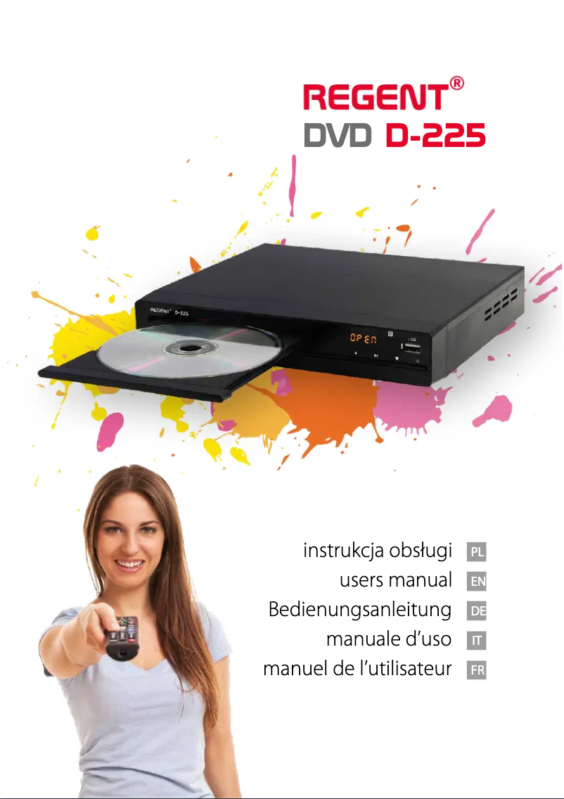 Page 1 de la notice Manuel utilisateur Ferguson Regent DVD D-225