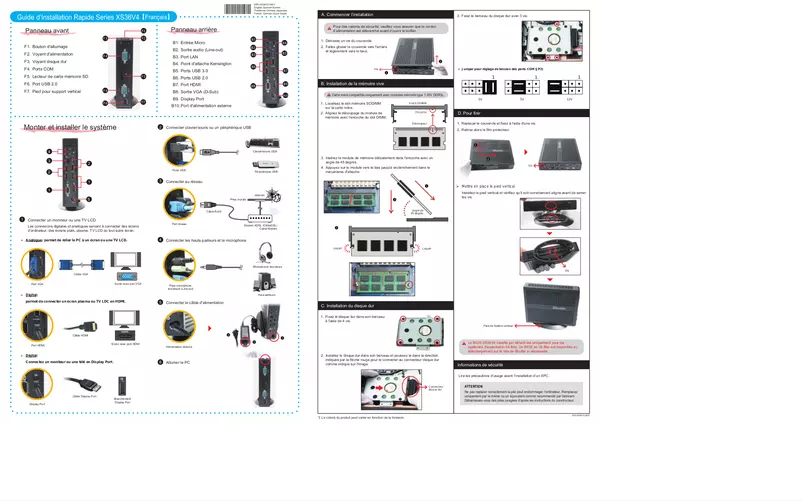 Image de la première page du manuel de l'appareil XS 3600BA V4