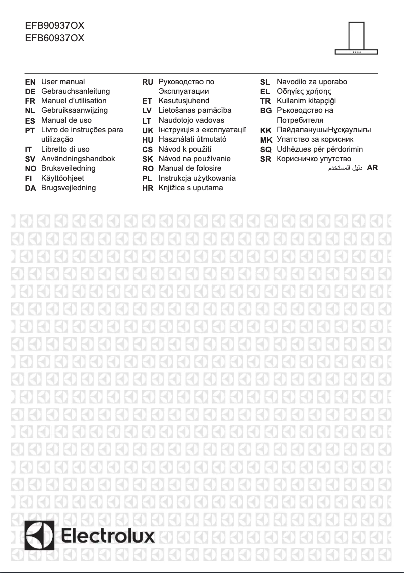 Page n°1 - Manuel utilisateur Electrolux EFB60937OX