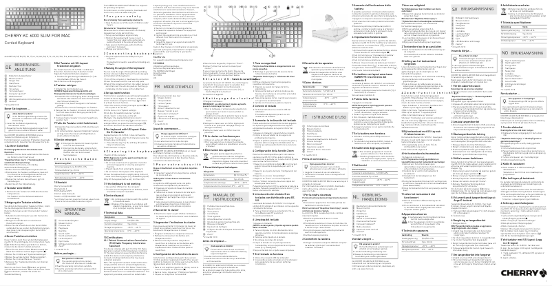 Image de la première page du manuel de l'appareil KC 6000 Slim